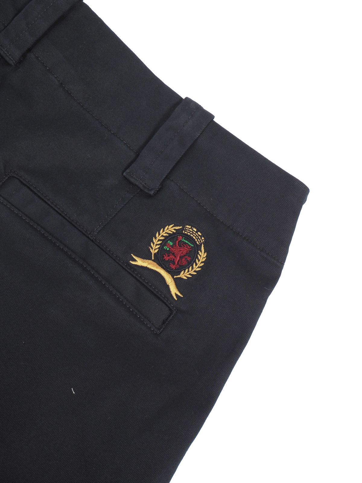 HC Crest Relaxed Pleated Chinos / ヒルフィガーコレクション クレスト リラックスド プリーテッド チノ (ネイビー)