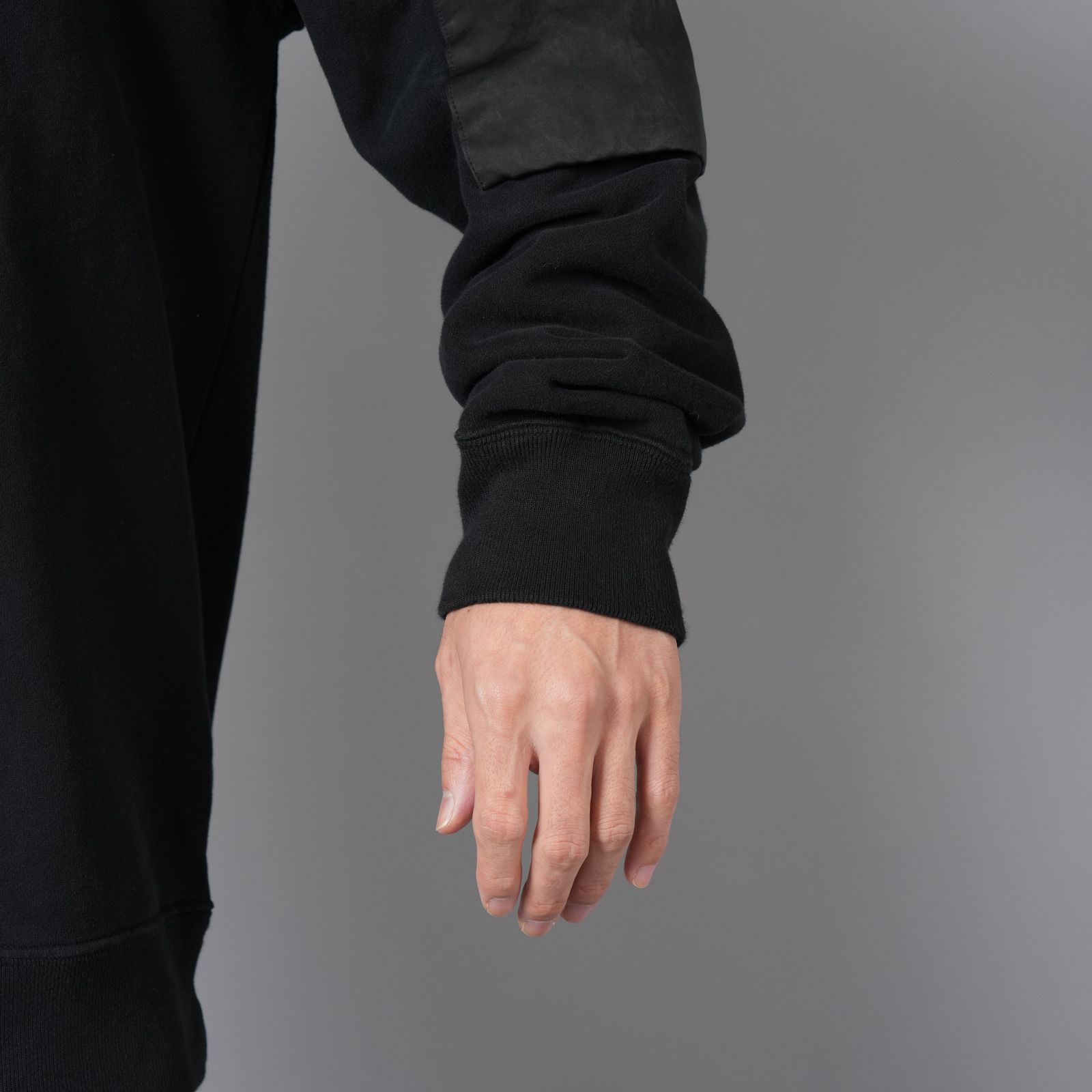 【ラスト1点】FELPA GIROCOLLO / CREW NECK SWEAT / クルーネックスウェット(ブラック)