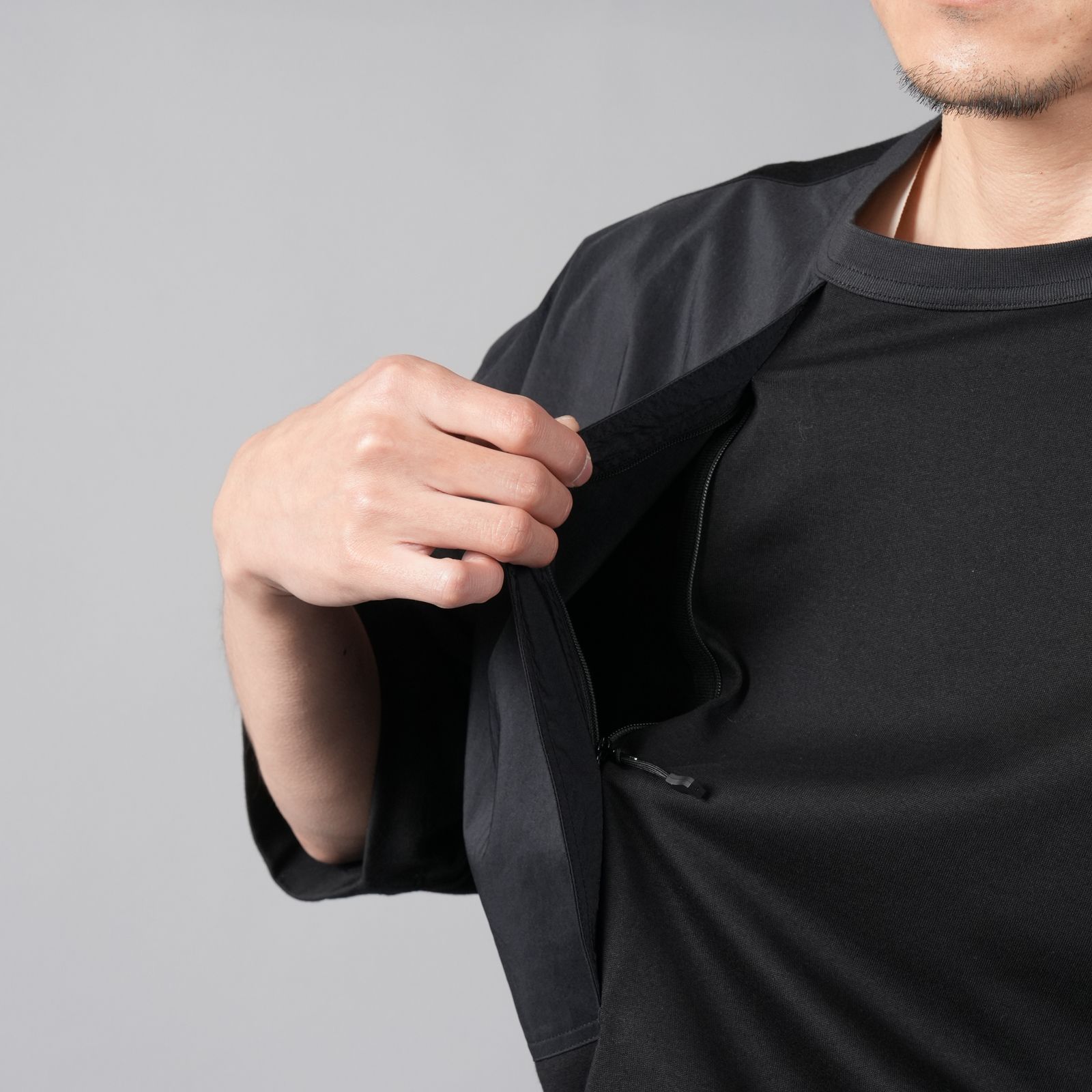 COOL MAX S/S TEE / クールマックス  / Tシャツ (ブラック)