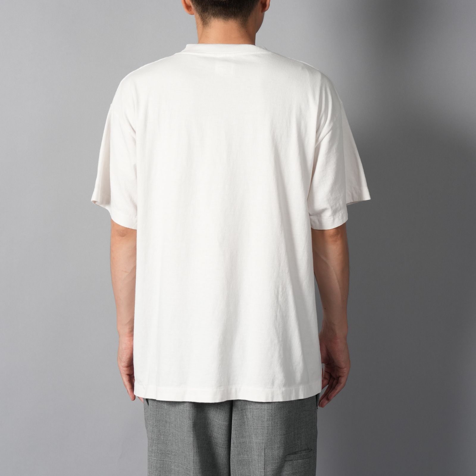 【残りわずか】SM-MK1-0000-013 / SS T-SHIRT / POCKET / WHITE / Tシャツ (ホワイト)