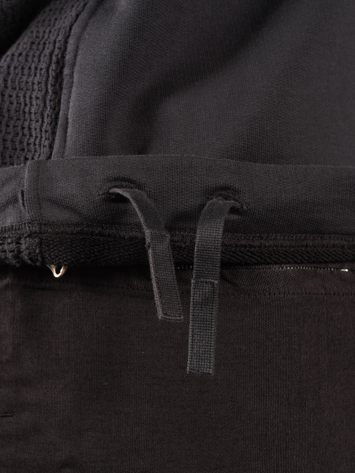 【ラスト1点】CREWNECK FELPA_CHAPTER 1 COTTON LYOCELL FLEECE / クルーネック スウェット (コットンリヨセル) / ブラック/ ルーズフィット