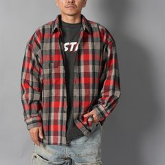 Classic Wool Shirt / クラシックウールシャツ (レッド)