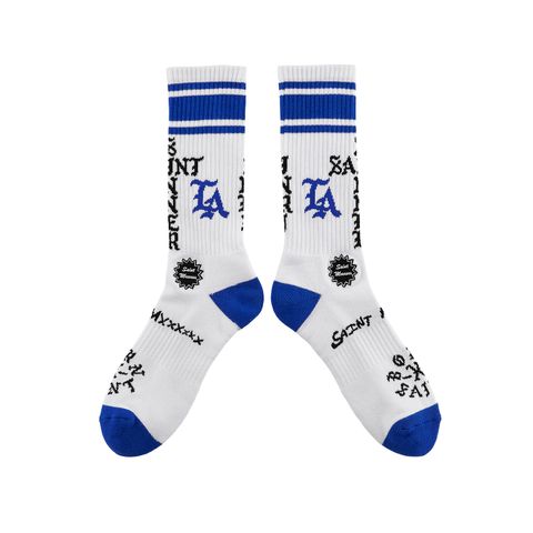 [3月23日(土)10時発売!!] 【限定】SM-YS8-0000-C13 / BR_SOCKS / LA / WHITE / ソックス (ホワイト/ブルー)