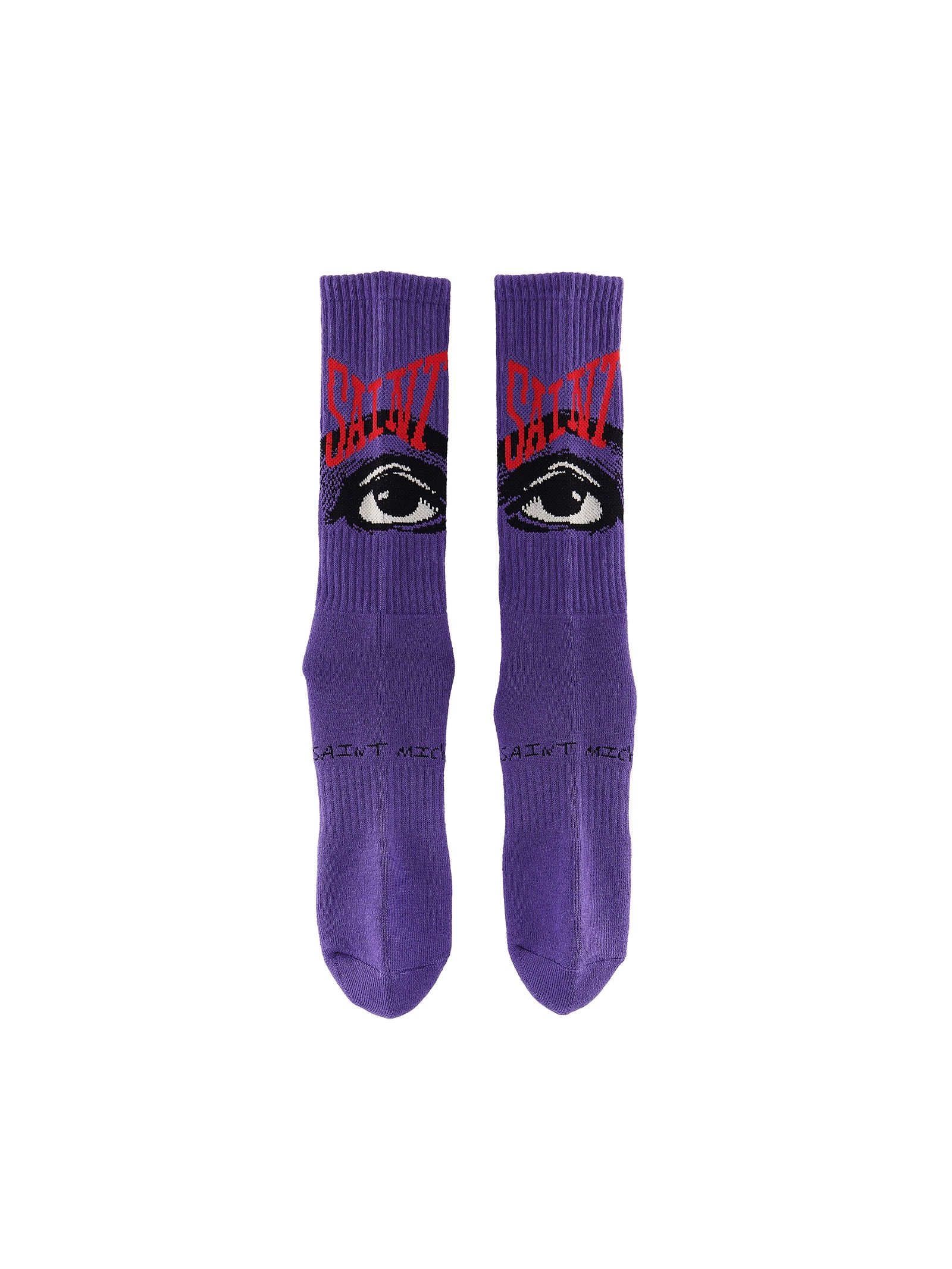 SAINT M×××××× - SM-S22-0000-105 / SOCKS / EYE / RED / ソックス アイ (レッド) |  Confidence