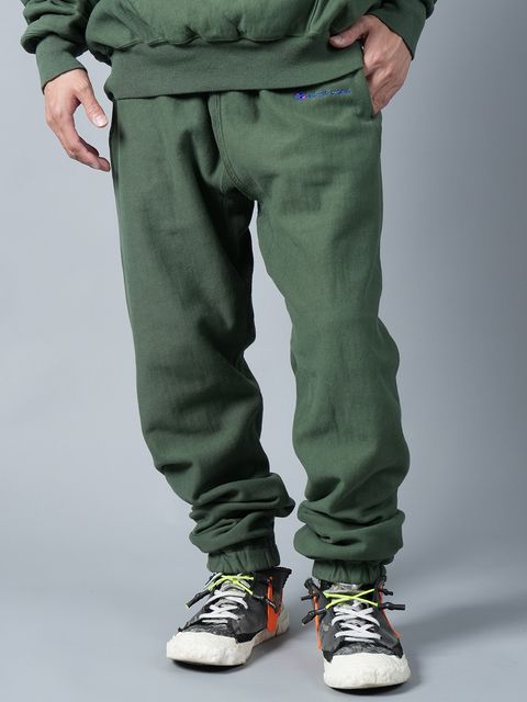 【ラスト1点】 SM-A23-0000-035 / SWEAT PANTS / LOGO / スウェットパンツ  (グリーン)