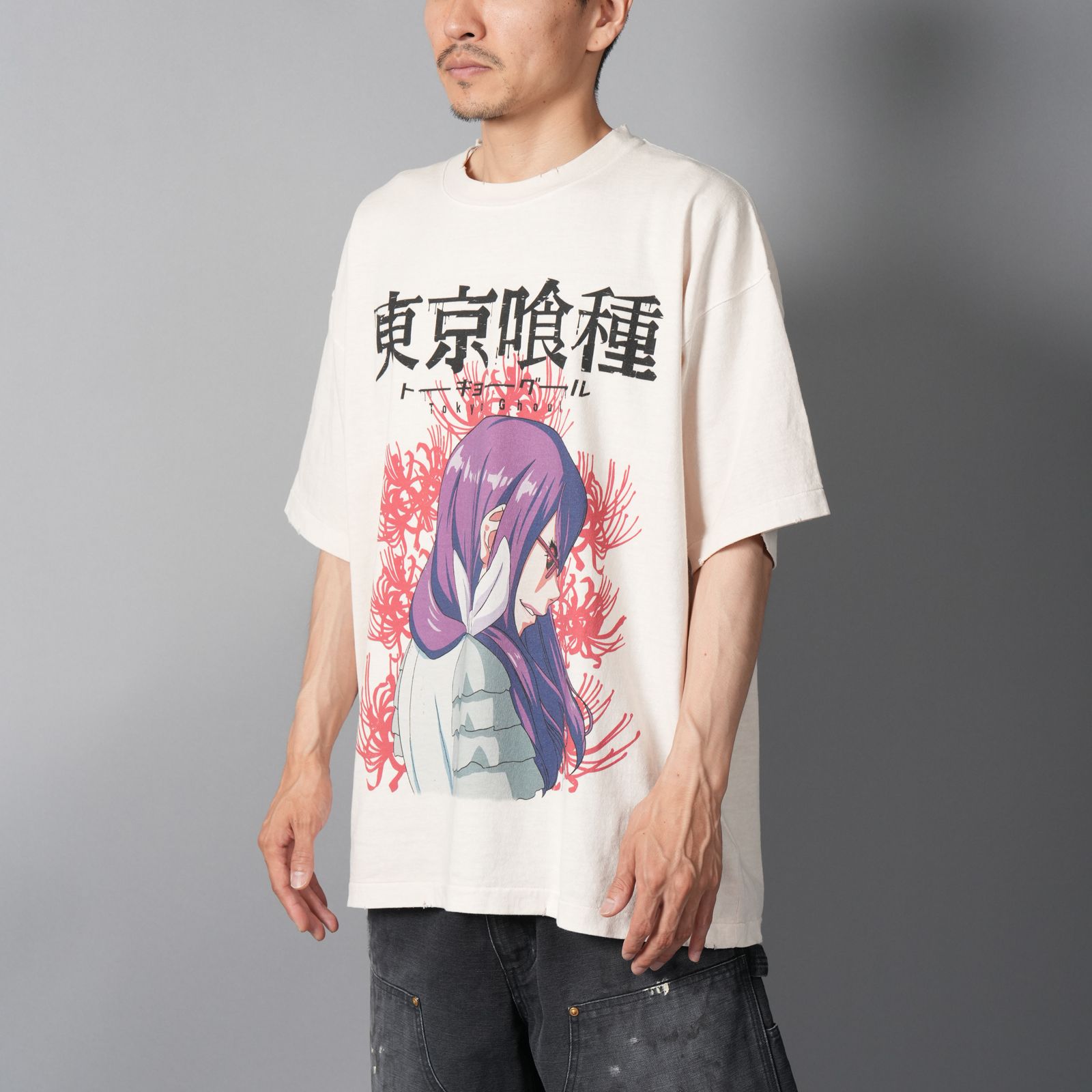 [東京喰種]  TTGM25SM007 / S/S T-Shirt  (LIZE)  / Tシャツ (ホワイト)