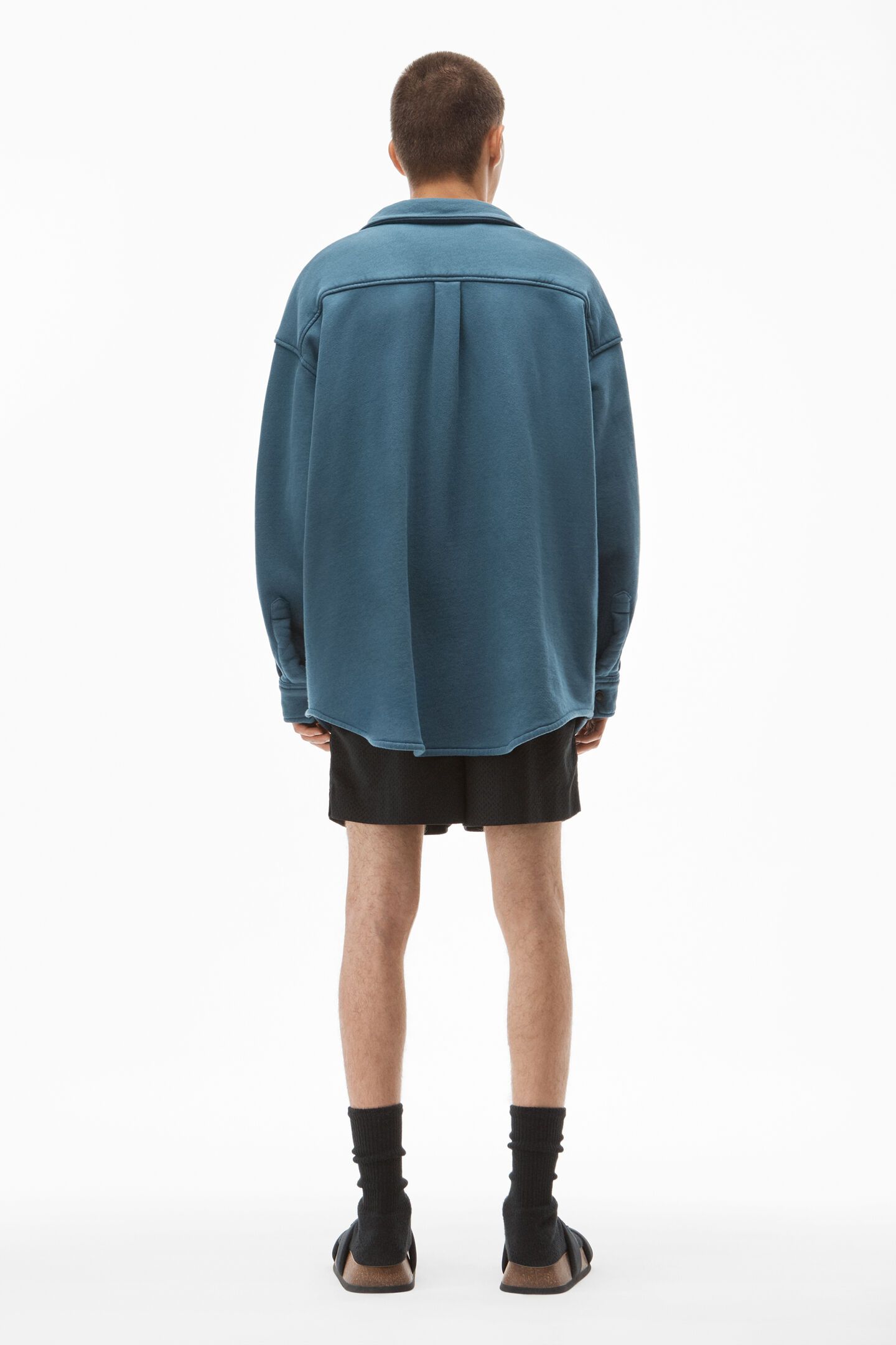 alexander wang - 【ラスト1点】MID LENGTH SHIRT JACKET WITH FLAG 