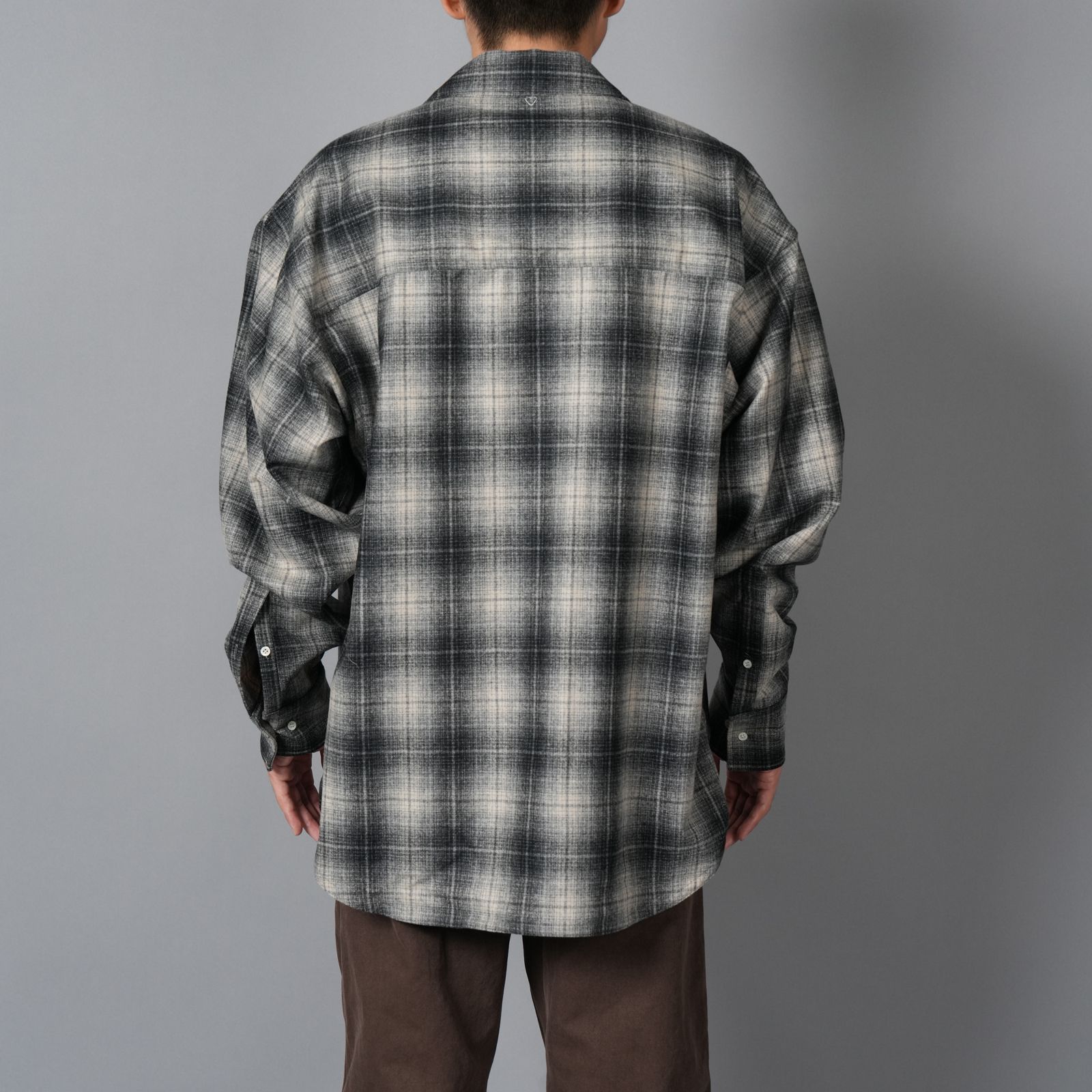 【限定】Basicks x Pendleton x DELUXE / Shadow Check Shirt / シャドウ チェックシャツ (ブラック)