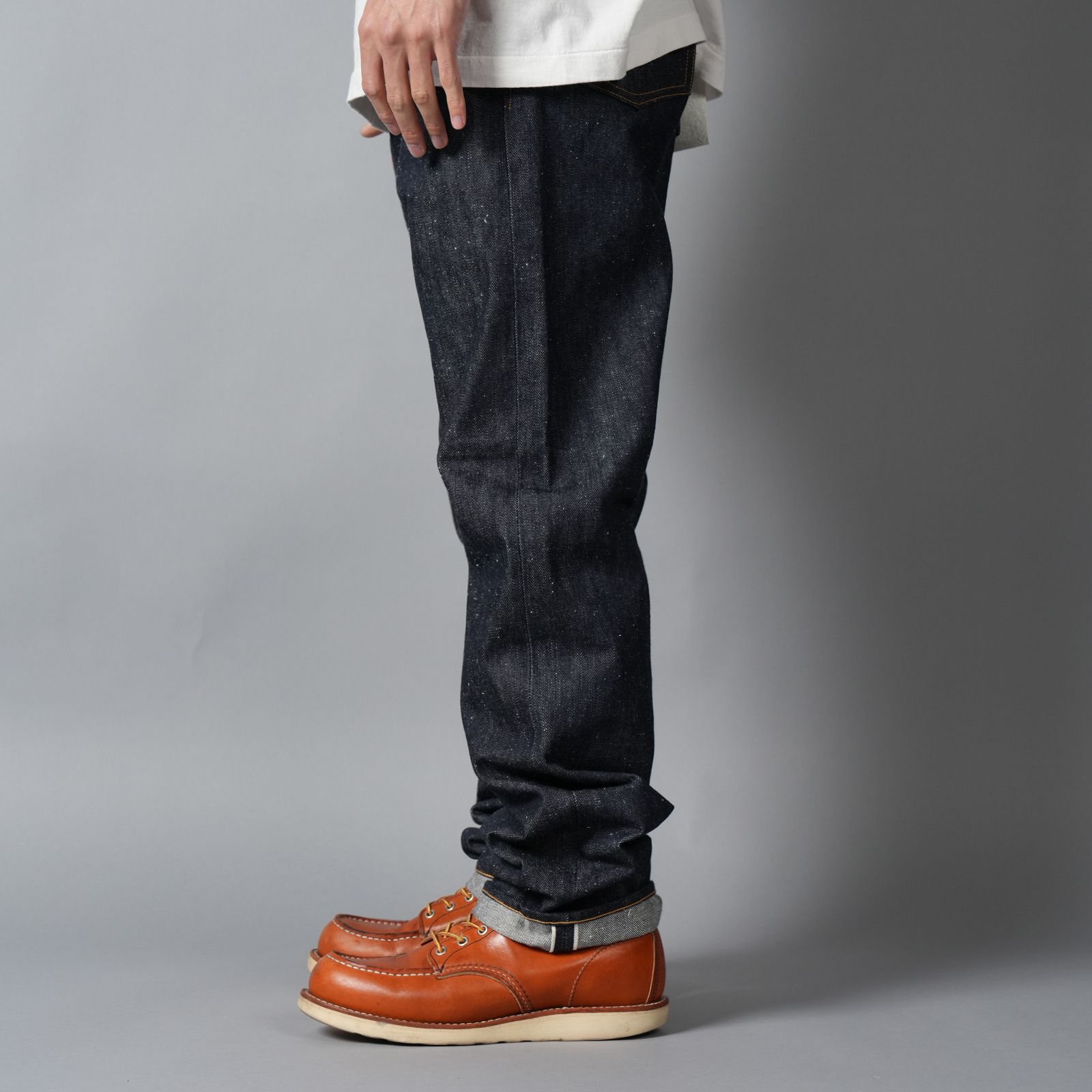 【残りわずか】【コラボ】SM-MK8-0000-C46 / BBJ_DENIM PANTS / REGID / BLUE / ベルベルジン デニムパンツ (リジッド)(ブルー)