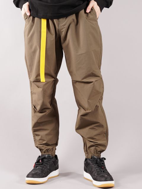 ラスト1点 / BUCKLE RIPSTOP PANTS / バックル リップストップ パンツ (グリーン)