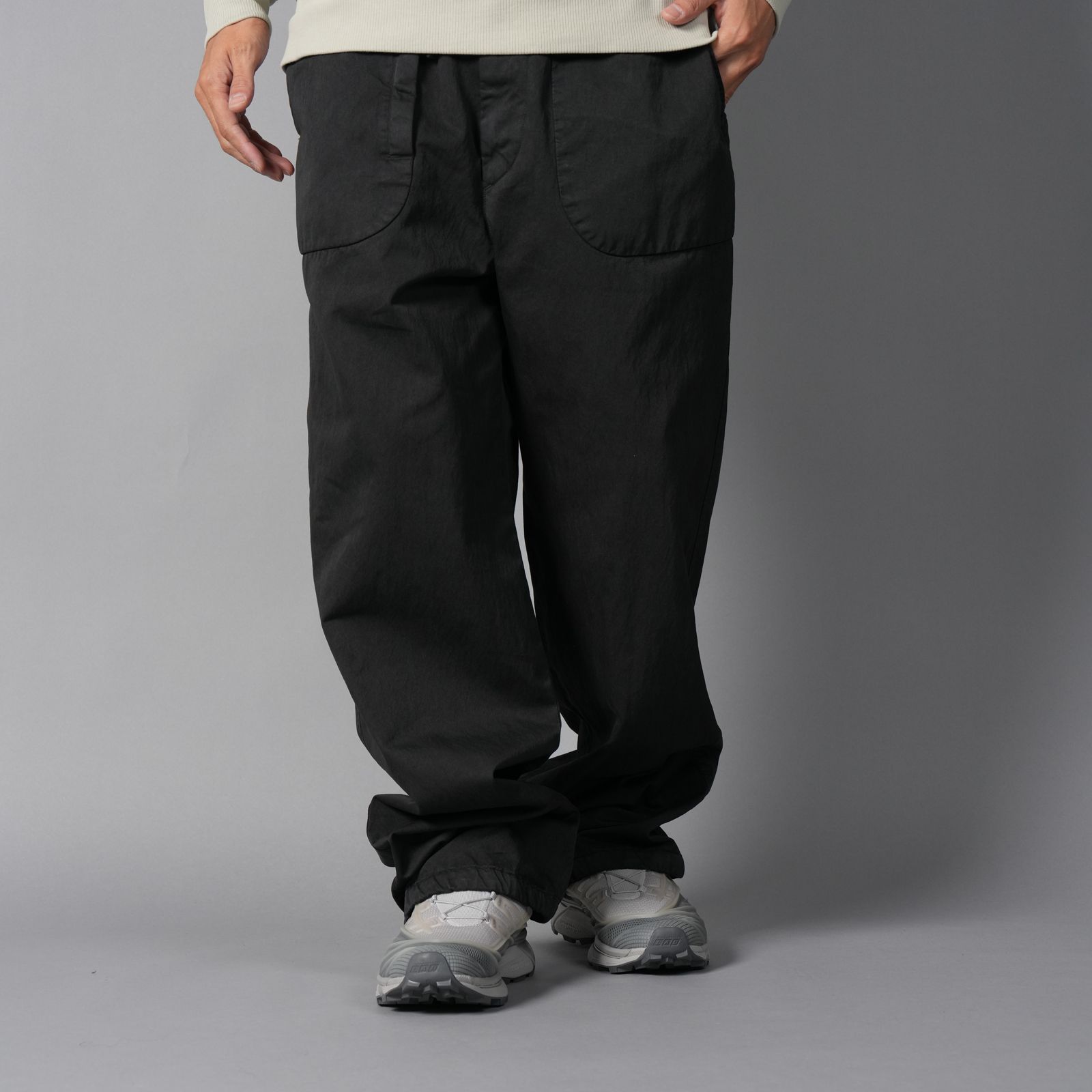 PANTS PANT IN GABARDINE CO/NY / パンツ (ブラック)