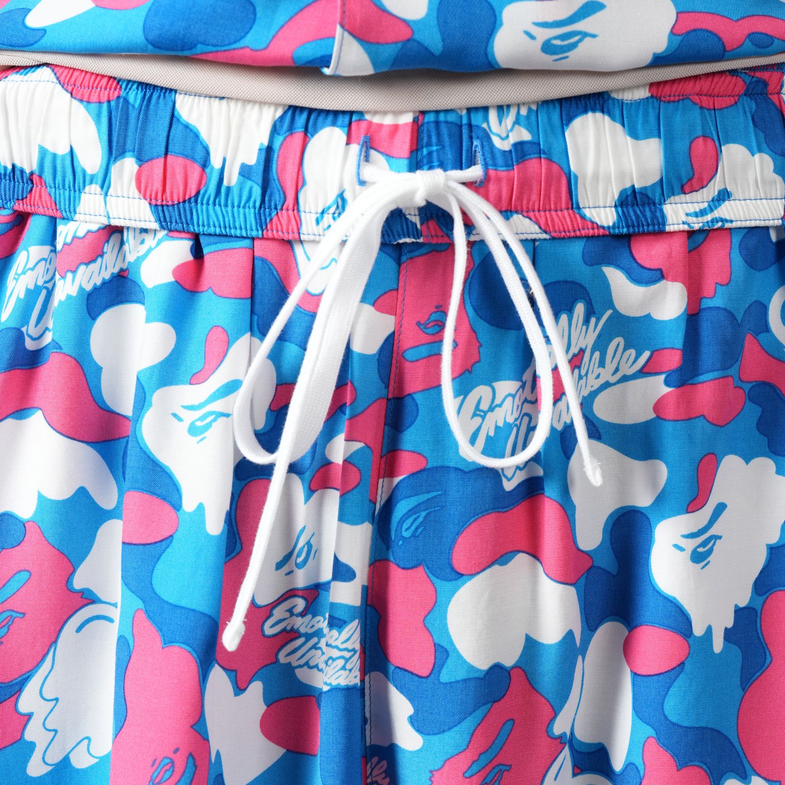 【コラボ】EU-MK8-0000-C06 / EU APE ALOHA SHORTS / BLUE / ショーツ (ブルー)