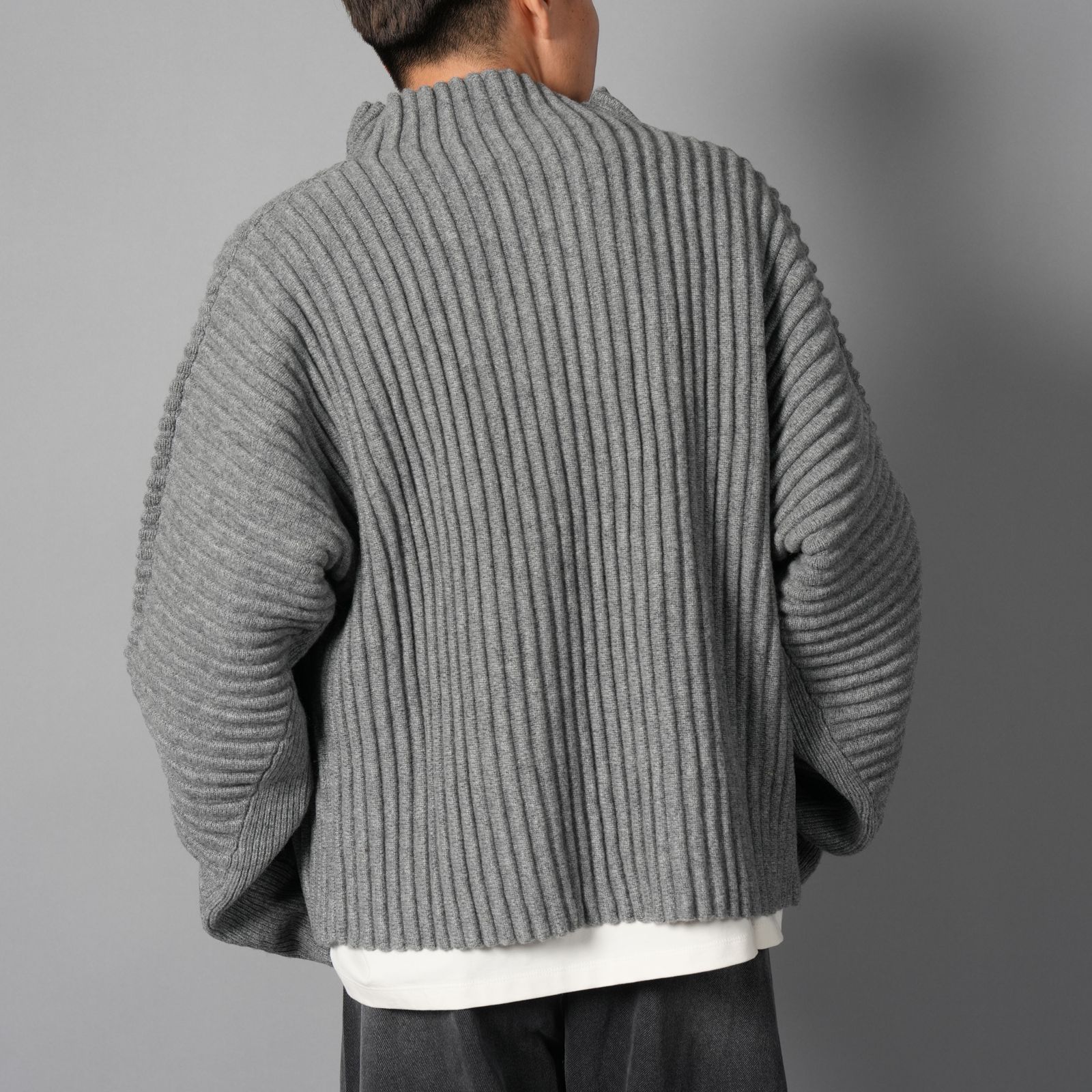 GLOBE RIB KNIT CARDIGAN  / グローブ リブ ニットカーディガン (リノ)