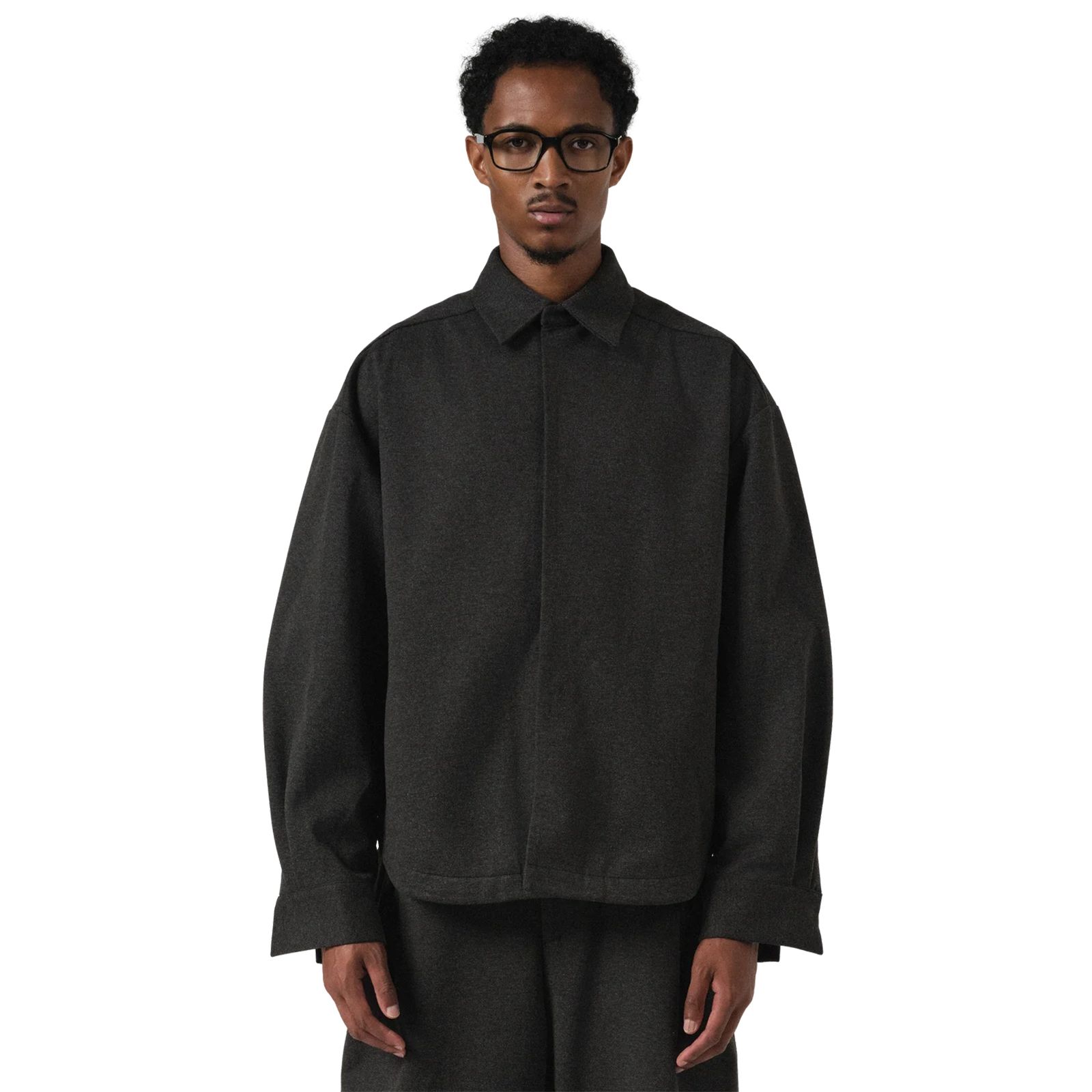 M5 OXFORD SHIRT  / オクスフォードシャツ (チャコールツィード)