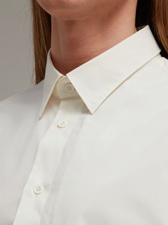 【ラスト1点】【定番アイテム】 Y-3 U SHIRT  / ワイスリー  ユニセックス シャツ ［ストレッチ入り］  (オフホワイト)