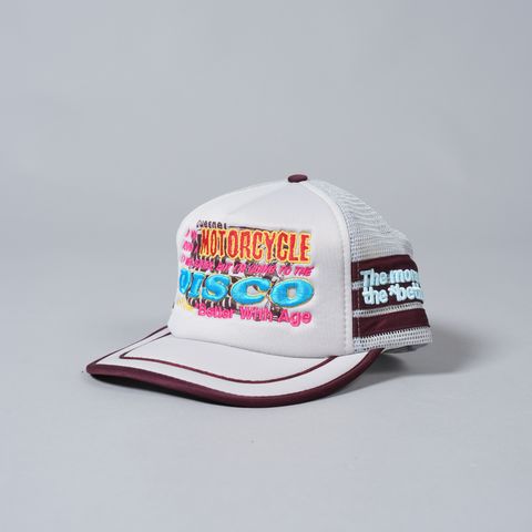 Moto-Disco Hat  / メッシュキャップ (グレー)