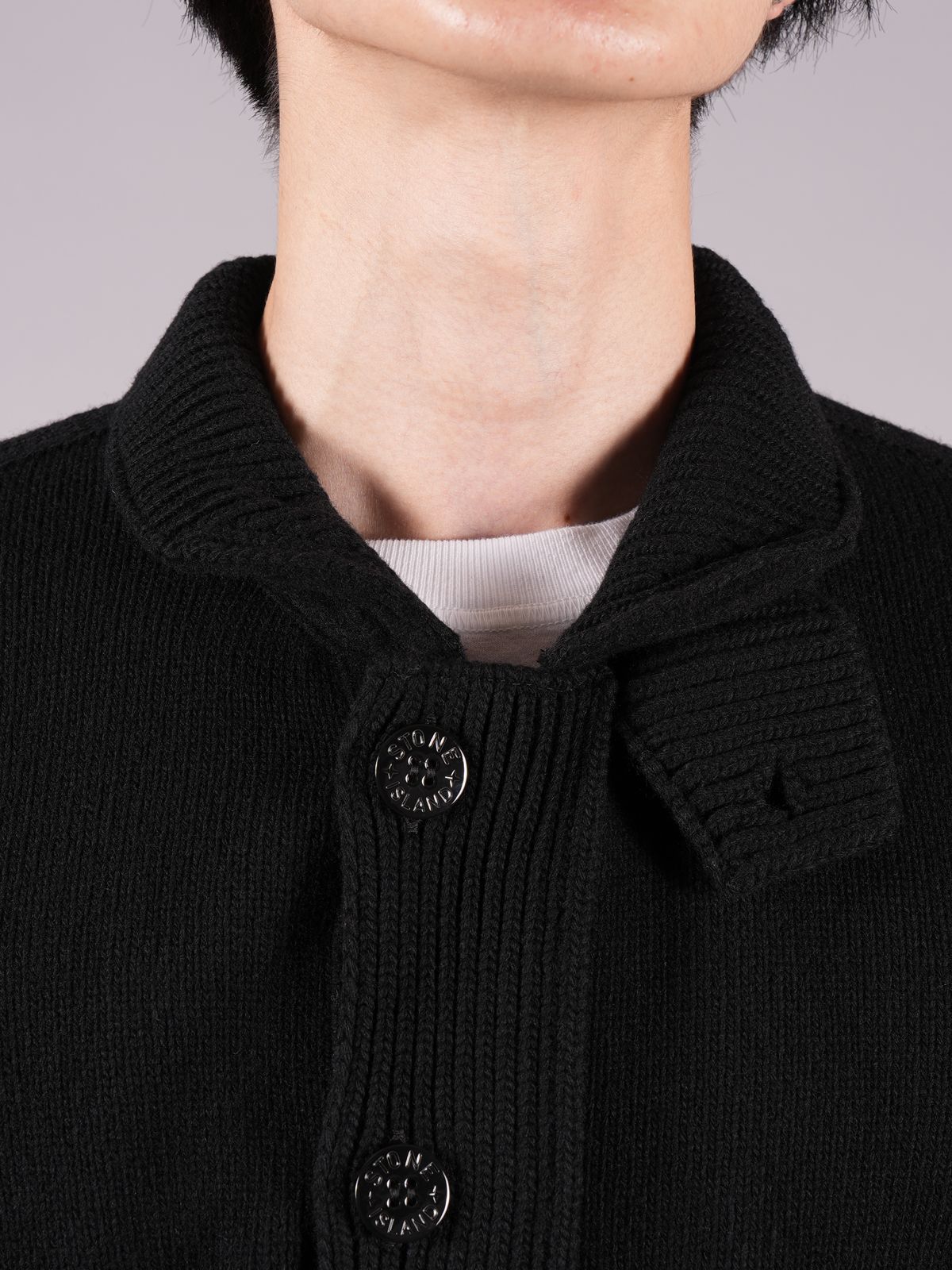 STONE ISLAND - 【ラスト1点】Knit Cardigan Lambs Wool / ニット