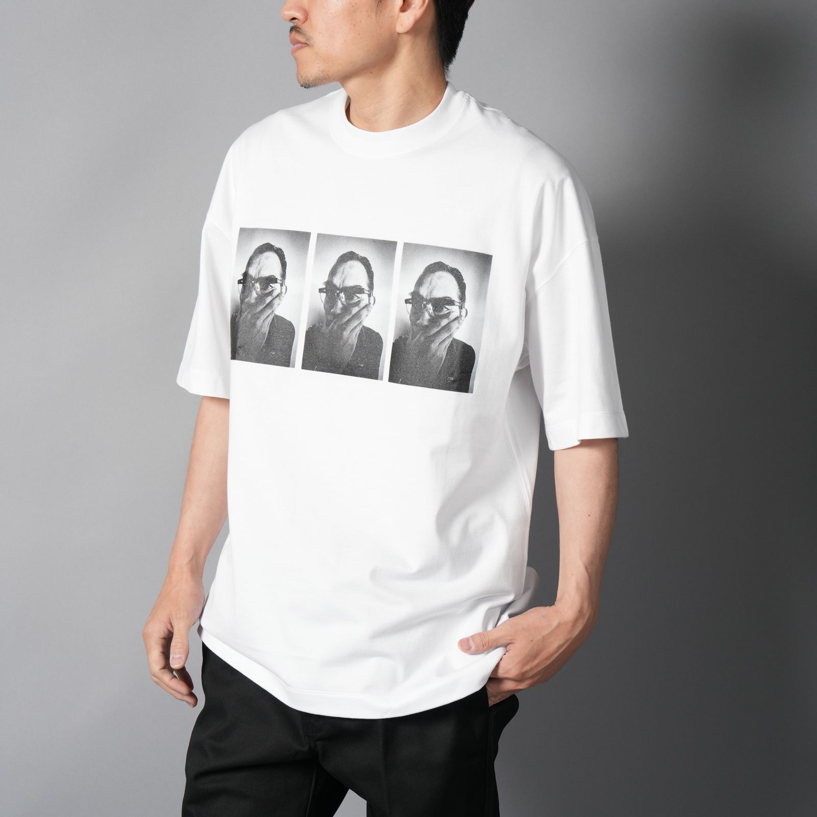 【YASUHIRO ISHIMOTO】T-SHIRT / Tシャツ(ホワイト)