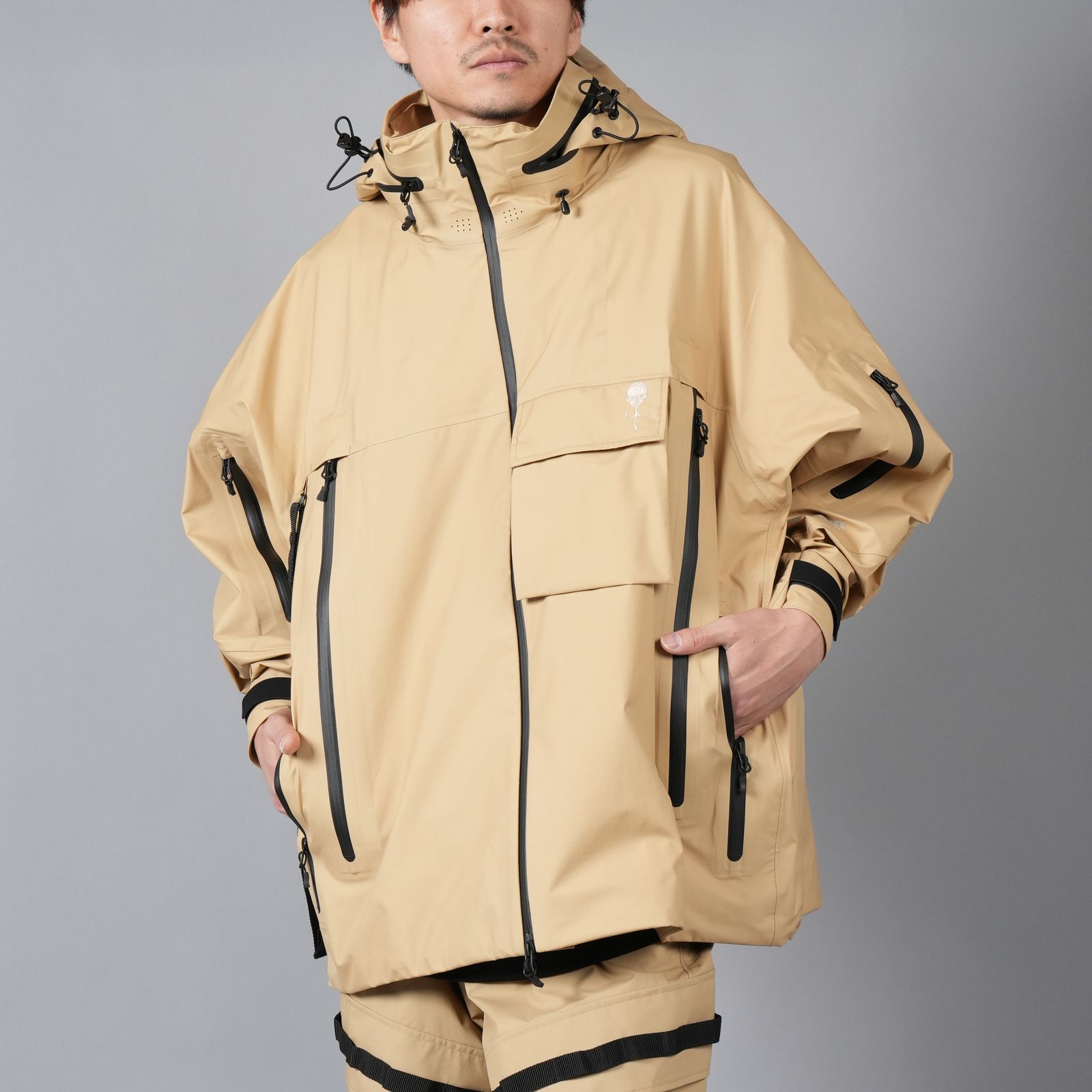 【ラスト1点】 GORE-TEX PRODUCT 3L S.R.G.SHELL / ゴアテックス  スリーレイヤー  シェル (ベージュ)