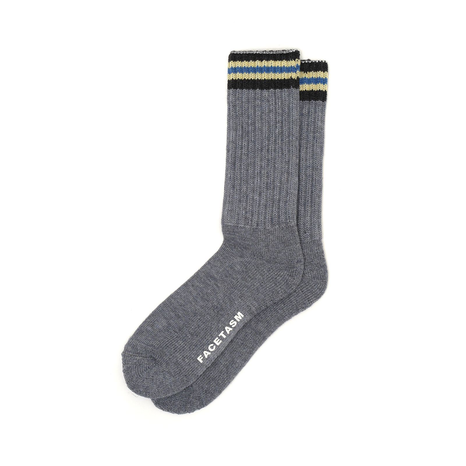RIB SOCKS / リブソックス  (グレー)