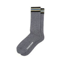 RIB SOCKS / リブソックス  (グレー)