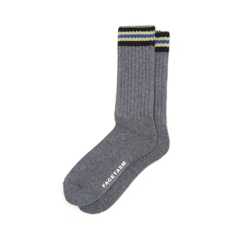 RIB SOCKS / リブソックス  (グレー)