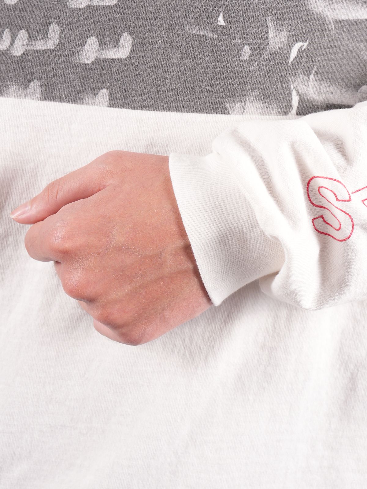 SM-A22-0000-074 / DB_LS TEE / STATION/WHITE / デヴィッドボウイ カットソー  (ホワイト)