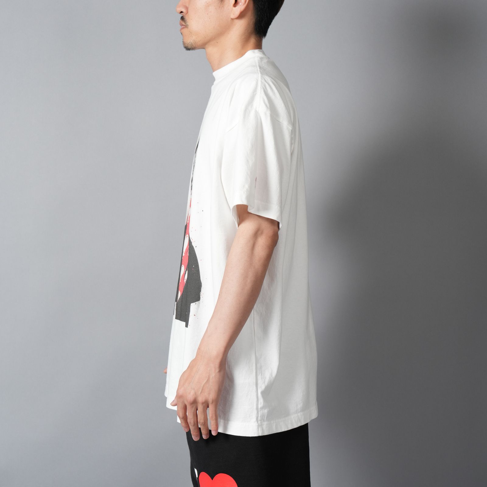 【残りわずか】【コラボ】EU-MK8-0000-C31 / EU DK MASK SS TEE / WHITE / Tシャツ (ホワイト)