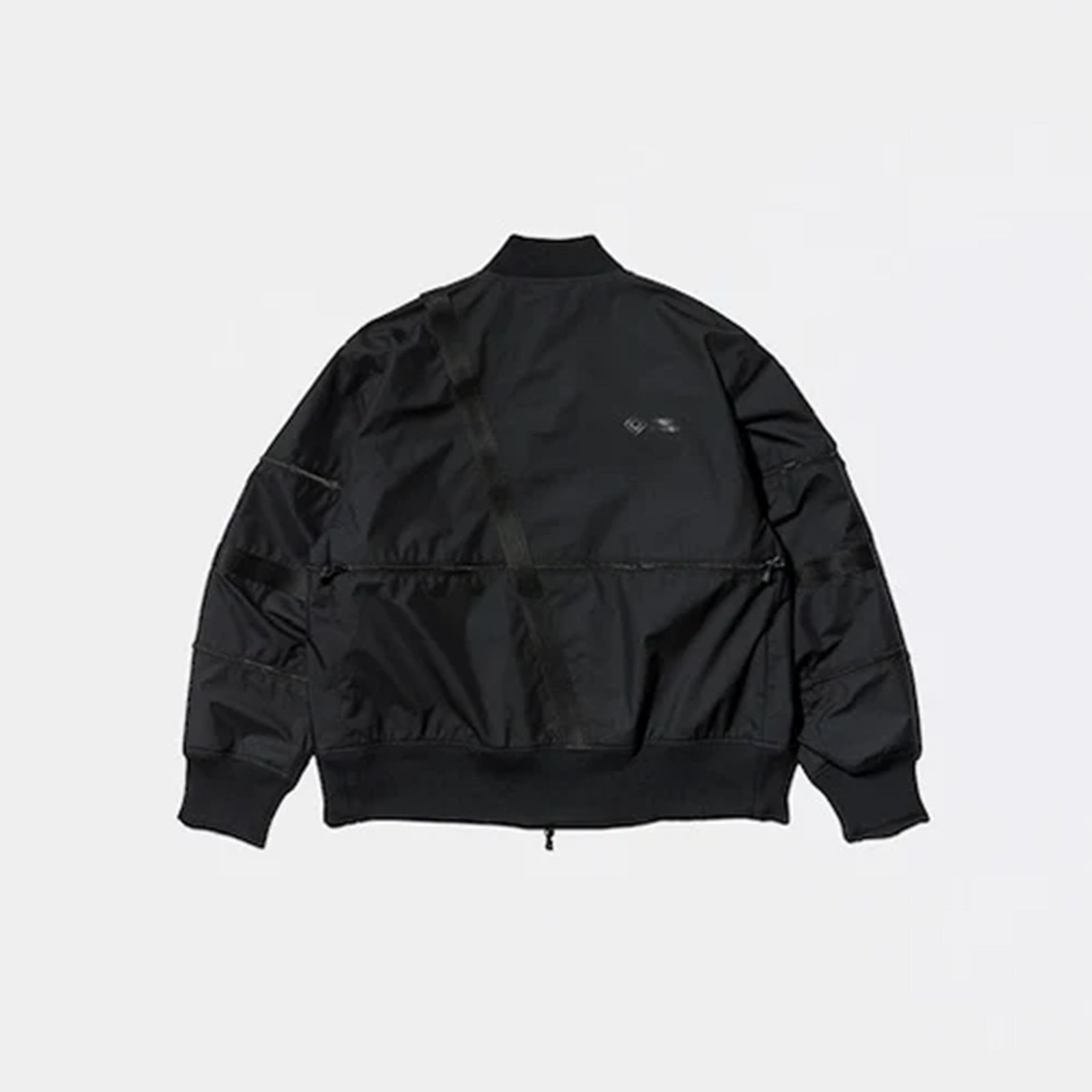 【限定】【D-VEC×ALMOSTBLACK】WINDSTOPPER 3L MA1 BLOUSON / ゴアテックス ラボ スリーレイヤー / ブルゾン [防水・防風] (ブラック)