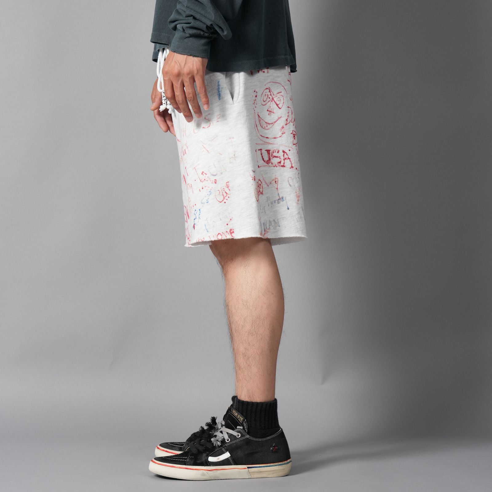 JOSHUA TREE SWEATSHORT / スウェットショーツ (グレー)