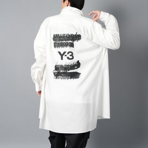 Y-3 Graphic Shirt / グラフィックシャツ / 長袖シャツ (ホワイト)