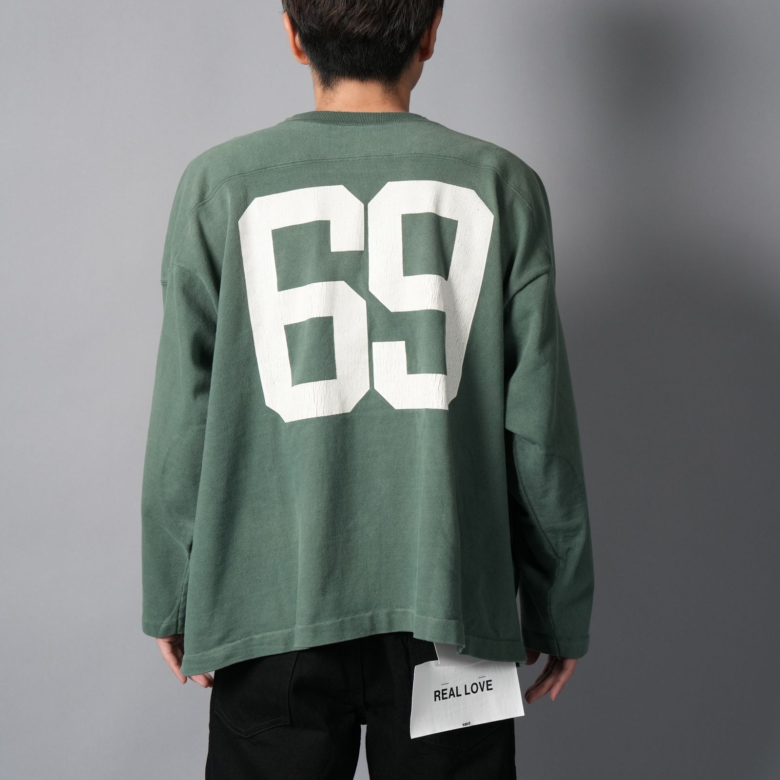 【残りわずか】SM-MK8-0000-056 / FOOTBALL SWEAT / WILD GOD / GREEN / フッドボールスウェット (グリーン)