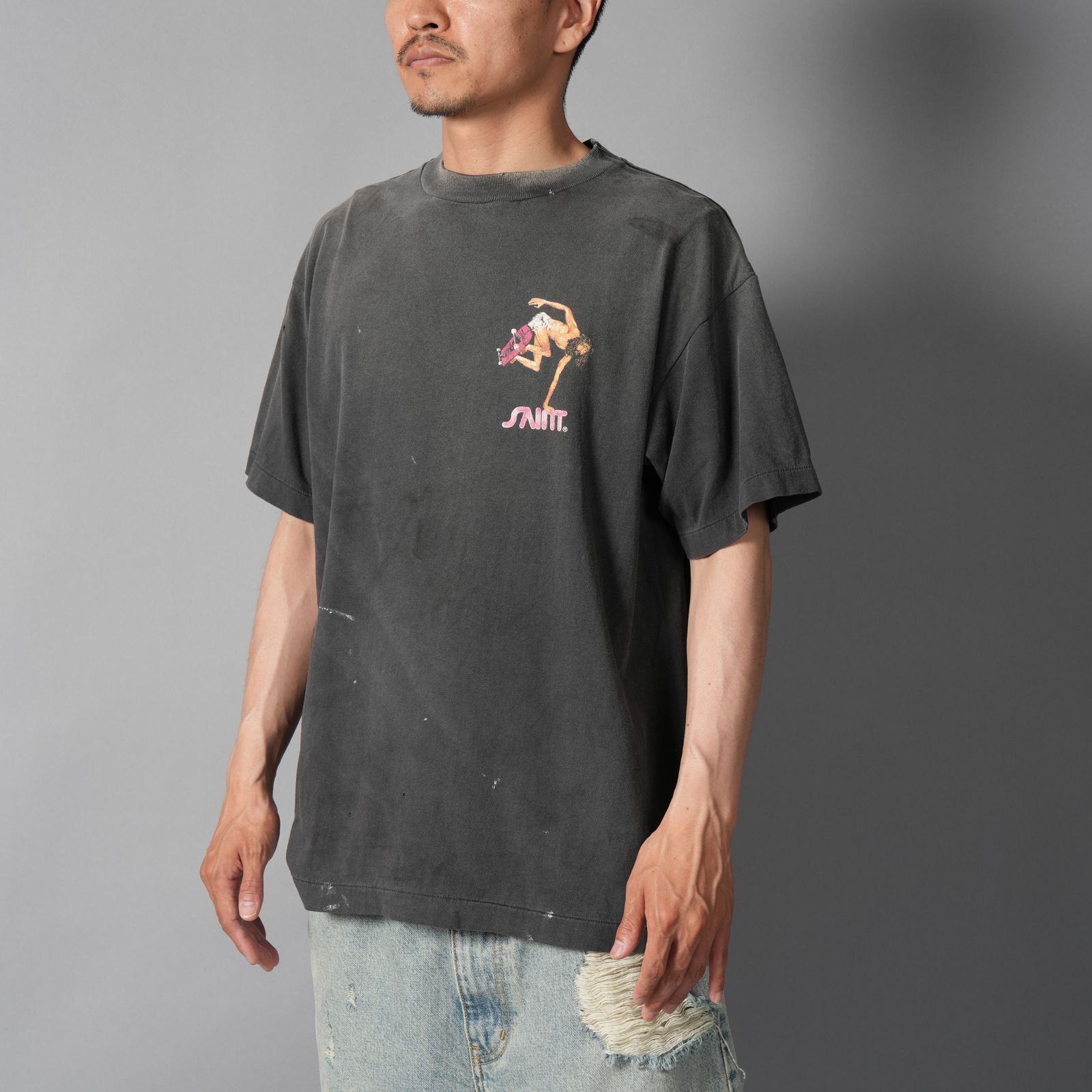 【残りわずか】SM-MK8-0000-007 / SS T-SHIRT / SKATE / BLACK /  Tシャツ  (ブラック)