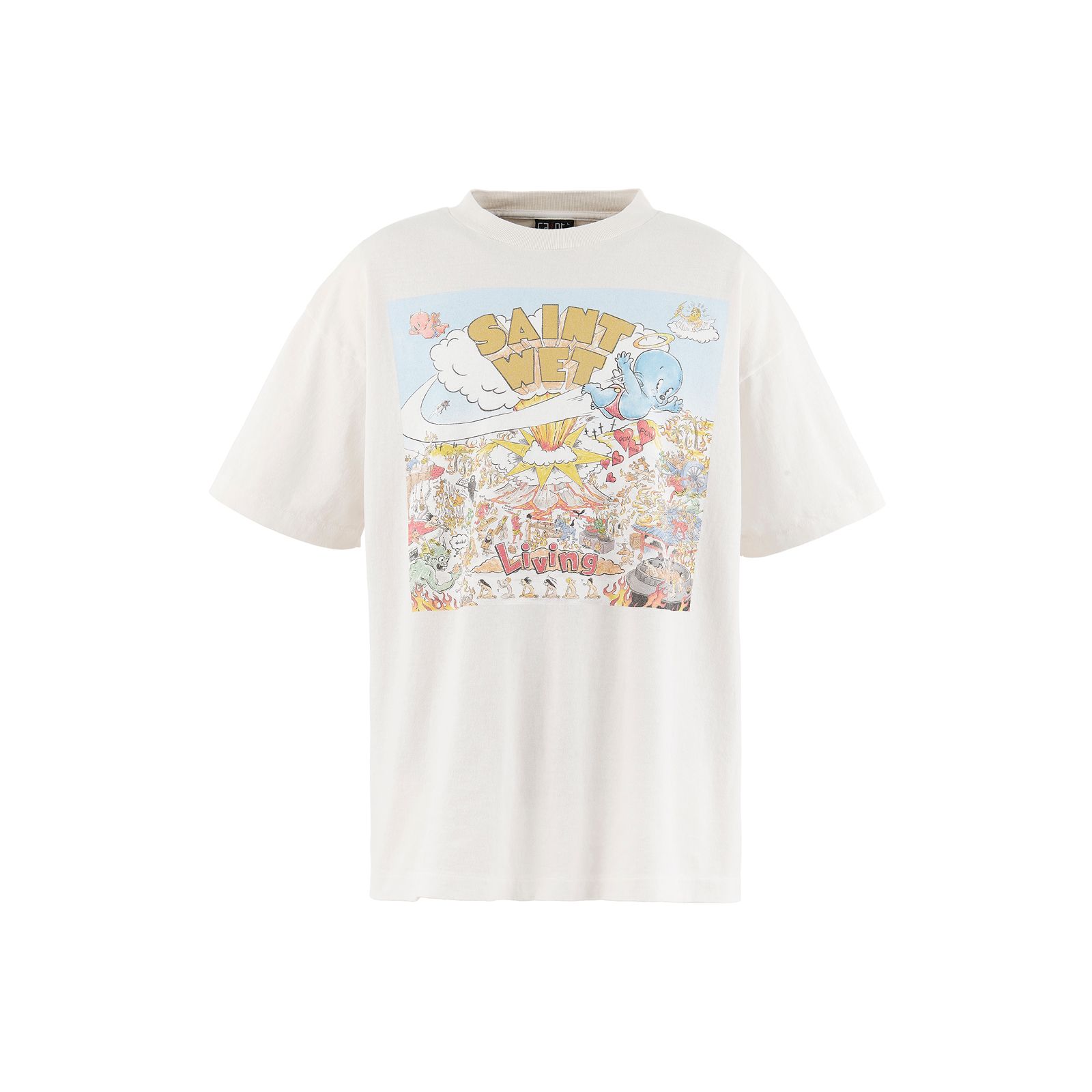 SM-MK8-0000-016 / SS T-SHIRT / SAINT WET / WHITE / Tシャツ (ホワイト)