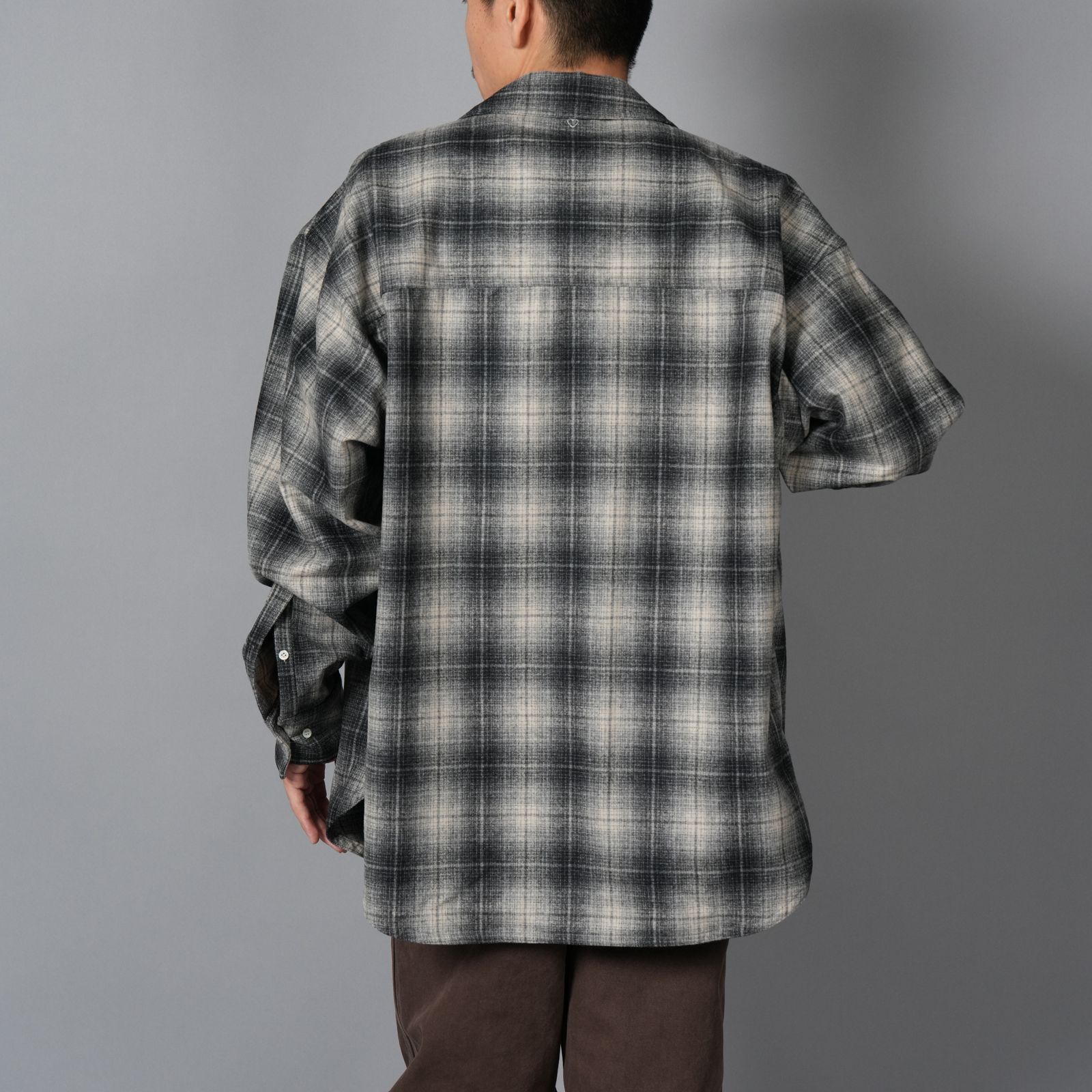 【限定】Basicks x Pendleton x DELUXE / Shadow Check Shirt / シャドウ チェックシャツ (ブラック)