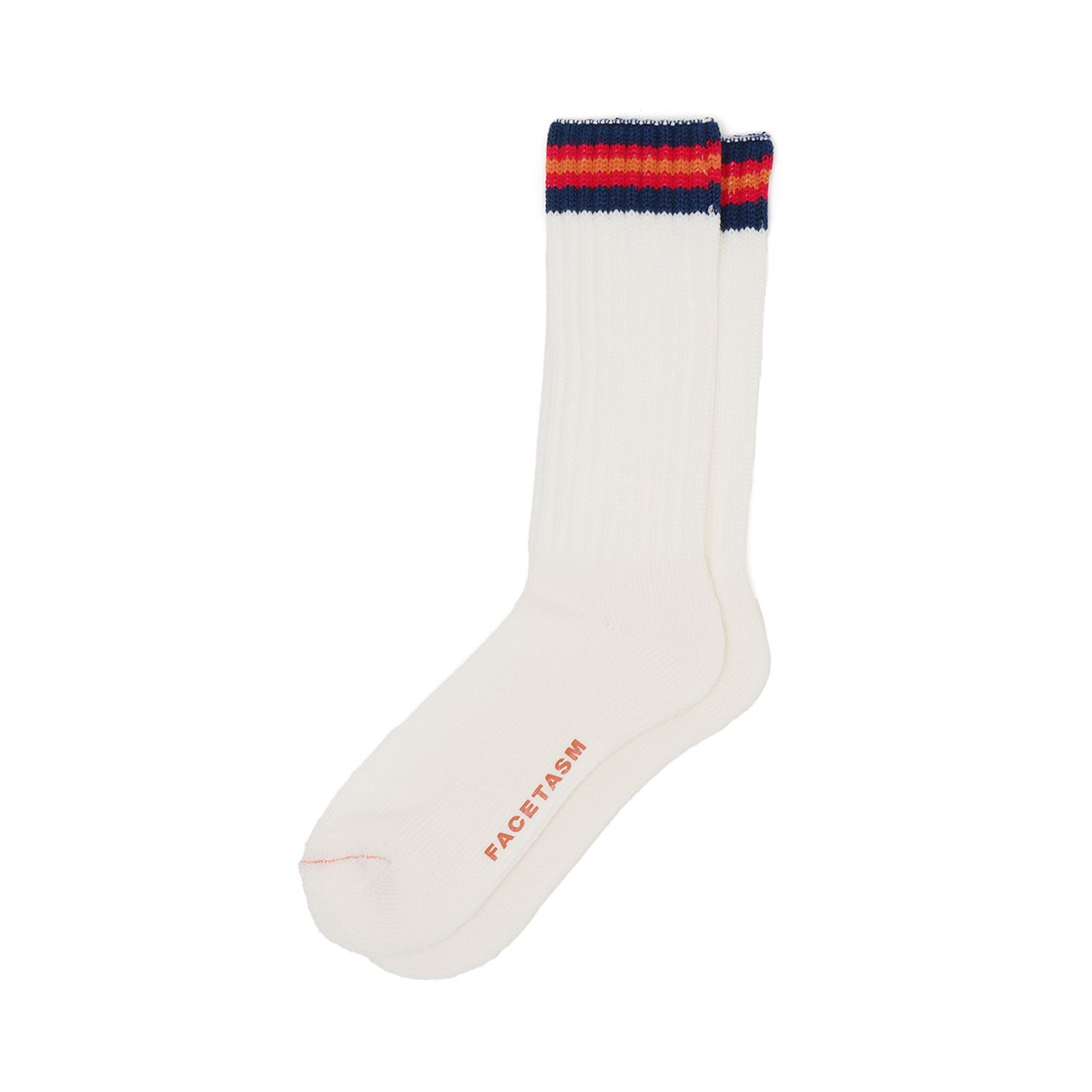 RIB SOCKS / リブソックス  (ホワイト)
