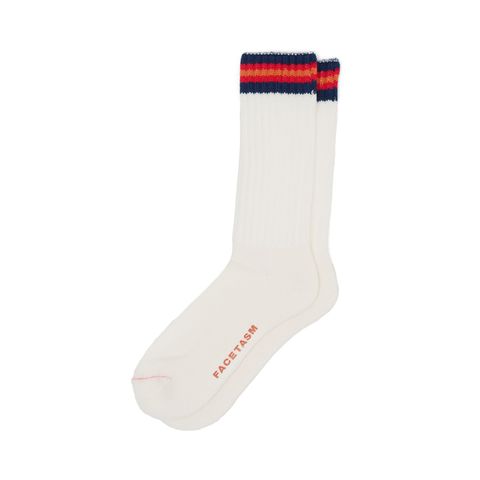RIB SOCKS / リブソックス  (ホワイト)