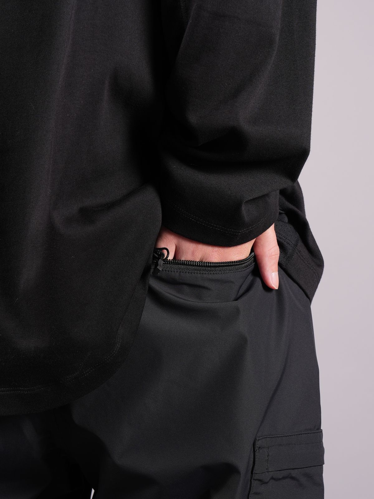 【ラスト1点】GORE-TEX INFINIUM 2L TROUSERS / ゴアテックス カーゴパンツ / ブラック / 防水・防風