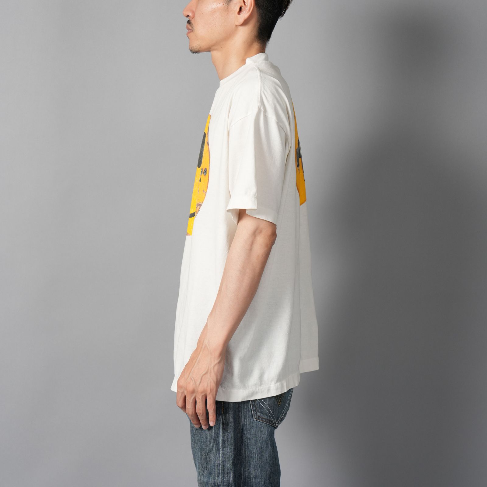 【ラスト1点】【コラボ】SM-HR1-0000-C02 / KLF_SS TEE / SMILE / WHITE / Tシャツ (ホワイト)