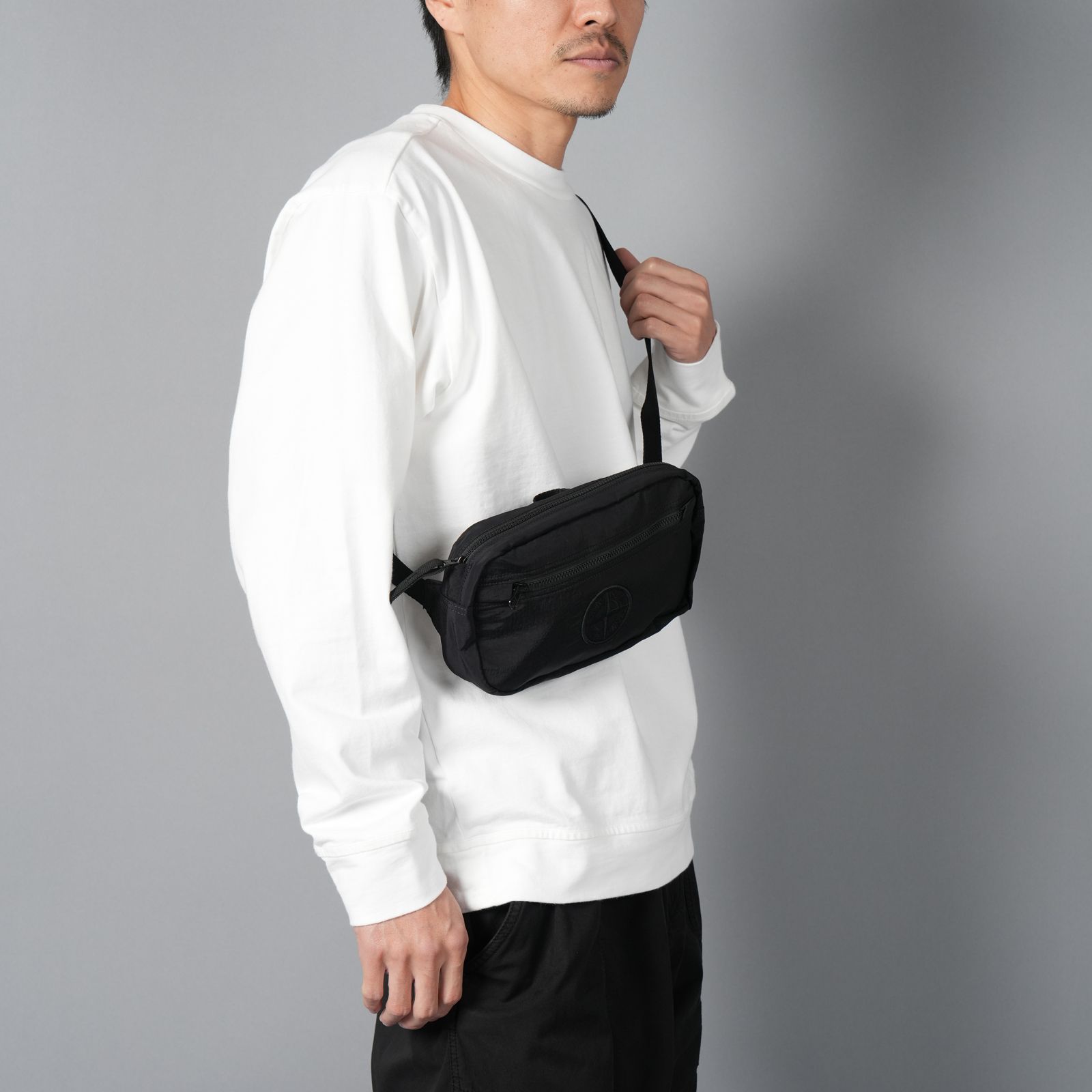国内発送 Stone  ナイロンメタル ベルトバッグ Stone Island ストーンアイランド ナイロンメタル ボディー