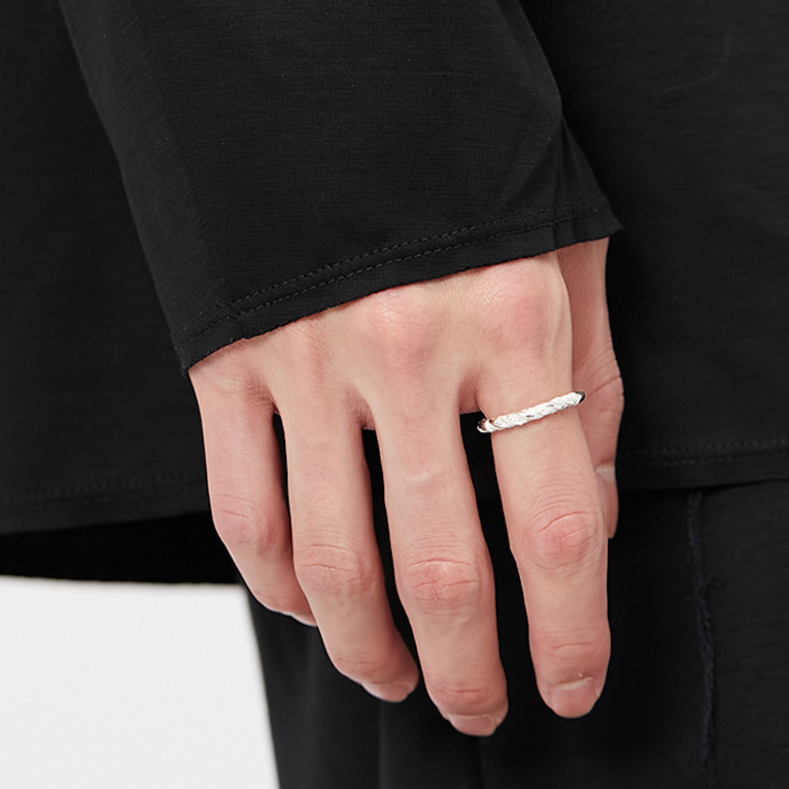 【ALMOSTBLACK × IXA】Shiki Ring -FUYU- / リング (シルバー)