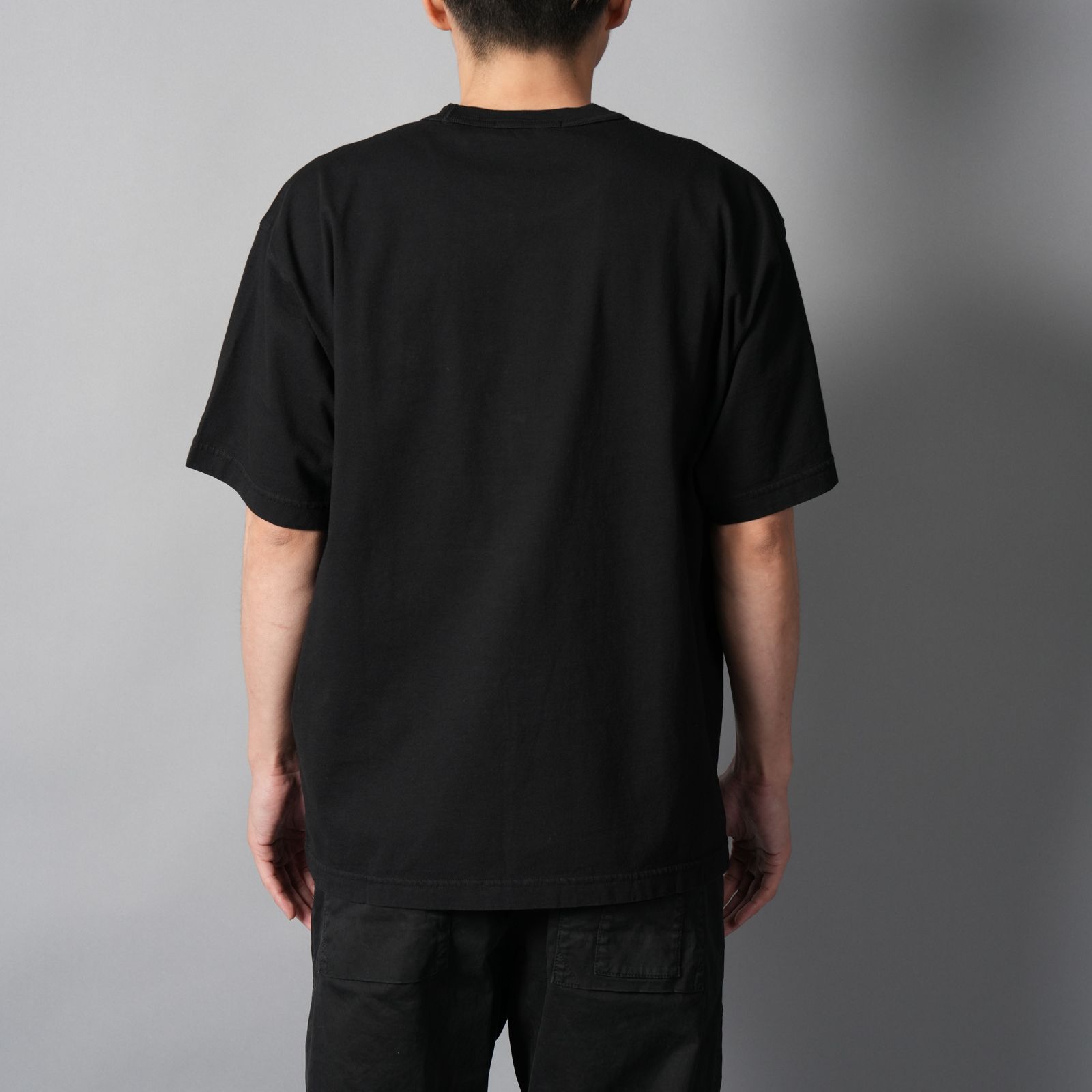 2100004 COMBED ORGANIC COTTON JERSEY / Tシャツ (ブラック)