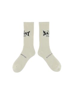 ラスト1点 / SM-A22-0000-067 / SA_SOCKS / S ROOM / ECRUxBLK / シャーマーアカデミー ソックス  (ブラック)