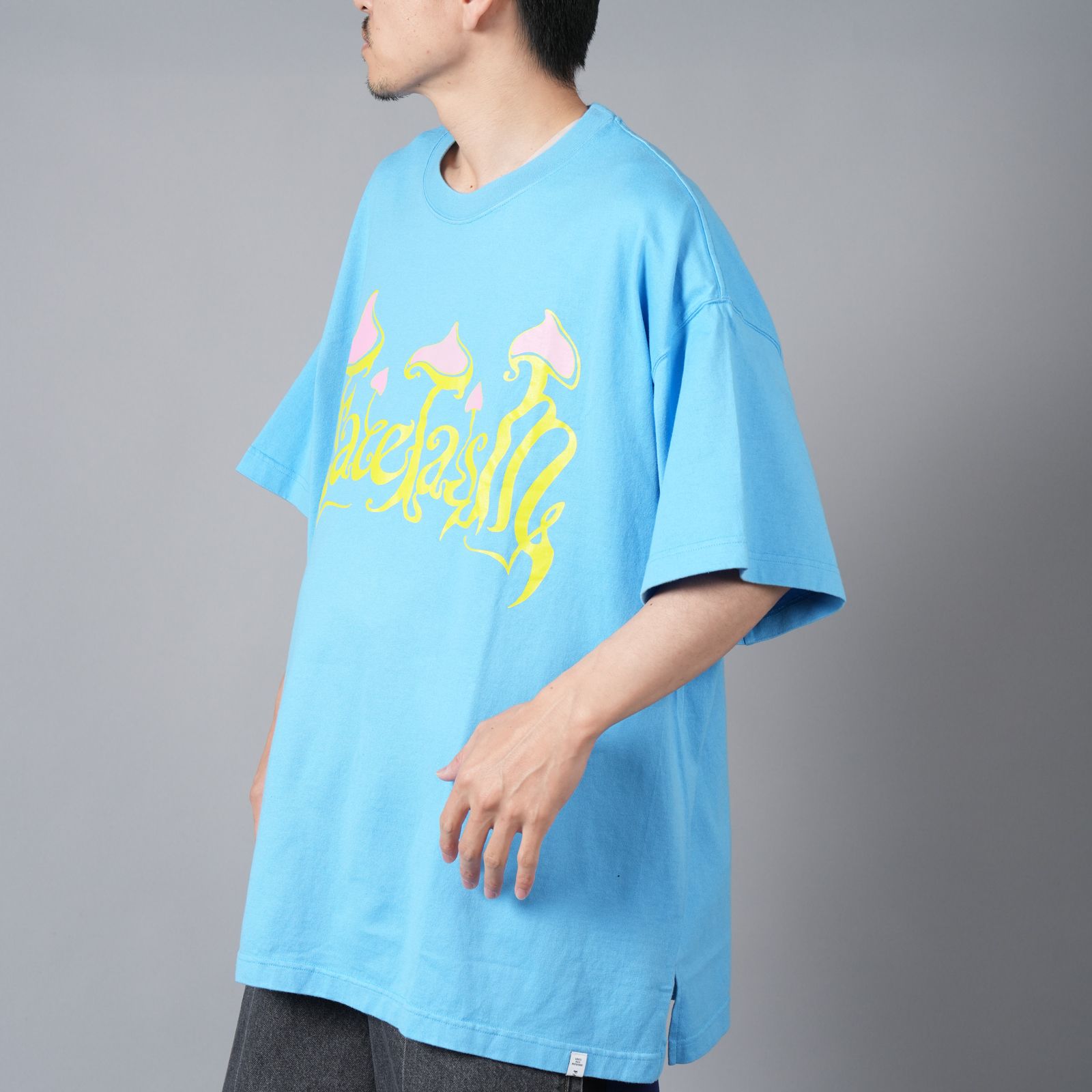 【ラスト1点】MUSHROOM TEE / マッシュルーム Tシャツ (ライトブルー)