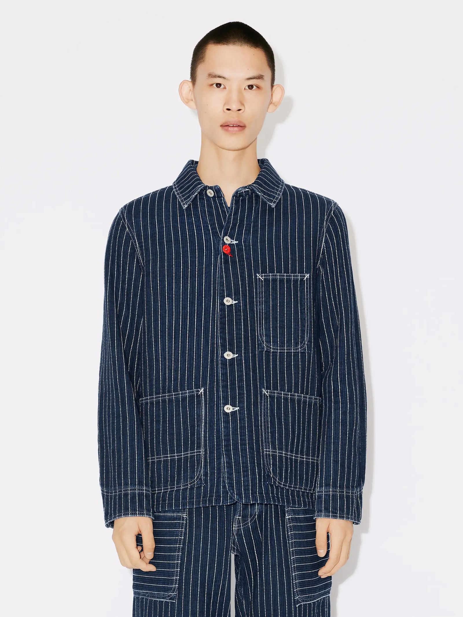 KENZO - 【ラスト1点】STRAIGHT DENIM WORKWEAR JACKET / ストレート