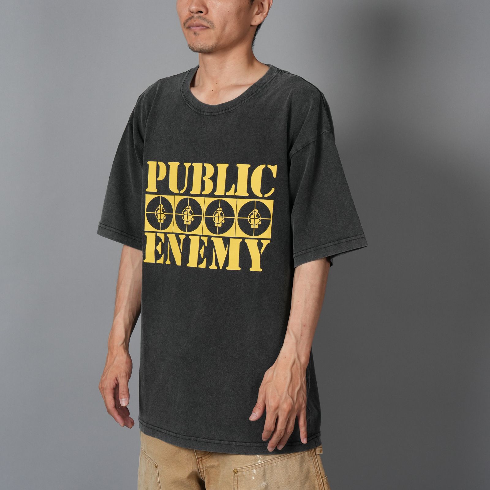 UM25AW-20 / PUBLIC ENEMY / パブリックエネミー / Tシャツ (ブラック)