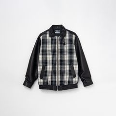 Murdoc Leather Jacket / マードックレザージャケット(ホワイト/ブラック)