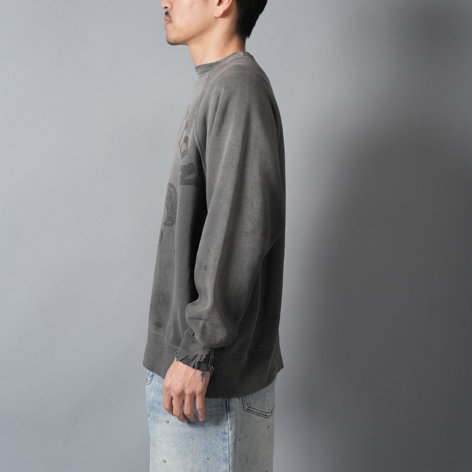 【残りわずか】SM-MK8-0000-054 / CREW NECK SWEAT / スウェット・トレーナー (ブラック)