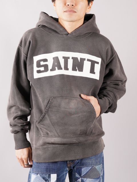 ラスト1点 / SM-A21-0000-036 / HOODIE_SPINNER / フーディー スピナー (ブラック) SM-A21-0000-036 ©SAINT M××××××