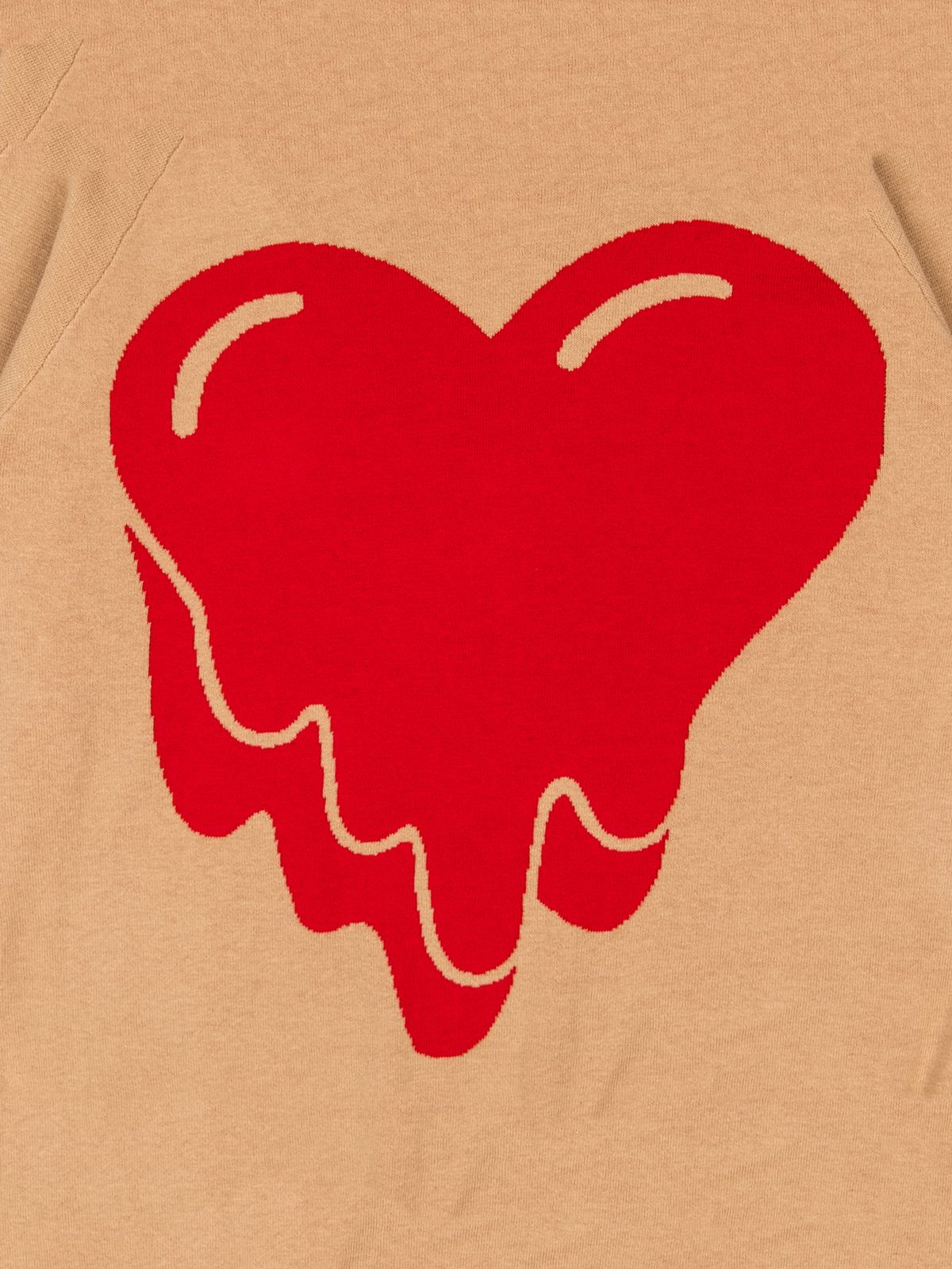 ラスト1点 / EU HEART CARDIGAN  / カーディガン (タン)